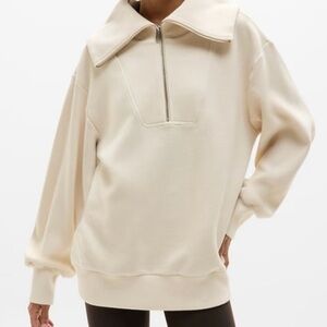 NEW Athleta Ottoman Rib 1/4
Zip Sweatshirt